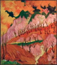 Spring Picture in the Grisons (Spring in the Grisons)