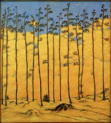 Larches (Mountain Landscape)