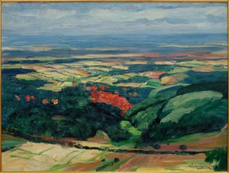 View over Kronberg into the Main Plain