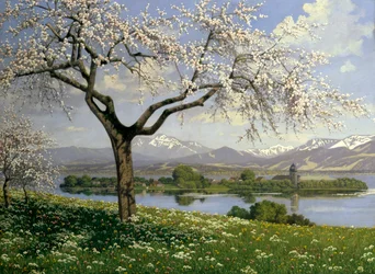 Bavarian Landscape in Spring