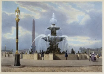 La Place de la Concorde - in 