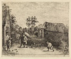 Peasants Playing Boules