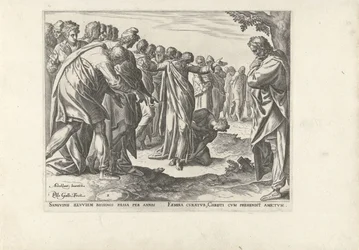 Christ Healing a Woman with an Issue of Blood