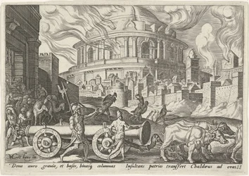 The Chaldeans Take the Columns of the Temple of Jerusalem
