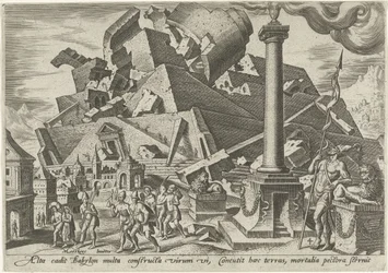 The Destruction of the Tower of Babel (De onheilsdagen van het Joodse volk)