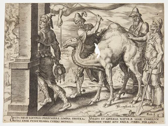 It is easier for a camel to pass through the eye of a needle than for a rich man to enter the Kingdom of God