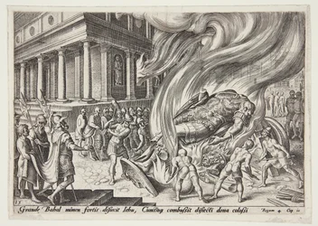 Jehu Destroying the Temple and Statue of Baal