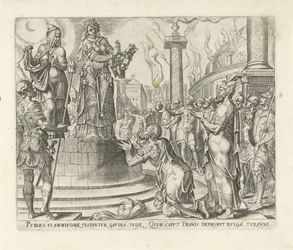 Judith Showing the Head of Holofernes to the People (History of Judith and Holofernes)