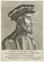 Portrait of Paolo Manuzio