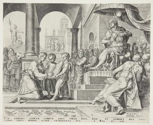 Saphan Reading the Book of the Law to Josiah