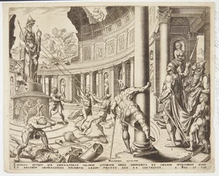 The Destruction of the Temple of Ashtoreth, Chemosh and Milcom