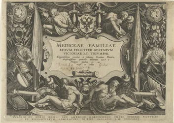 Title Page of the Series Mediceae Familiae