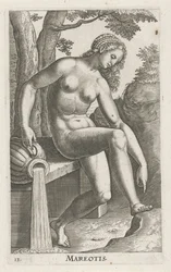 Water Nymph Mareotis (series title: Stream and Water Nymphs, Nimpharum oceanitidum, ephydridum potamidum naiadum)