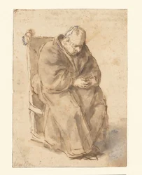 Joost van den Vondel, Seated
