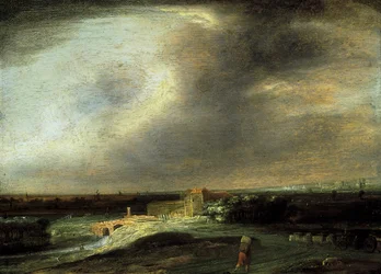 Landscape with a Distant Town