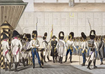 The new Imperial Royal Austrian Grenadiers after the Napoleonic Wars, c.1820