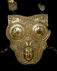Gold bronze battleship of Ksour-es-Saf. 3rd-2nd century BC. Tunis Bardo Museum