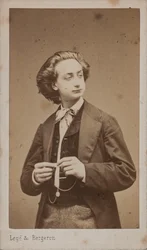 Portrait of the violinist and composer Henri Ketten 1848-1883