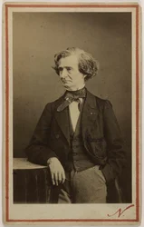 Portrait of the composer Hector Berlioz 1803-1869, ca 1860