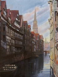 Hamburg: Fleet at Groningerstrasse