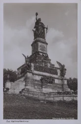 Nationaldenkmal, monument commemorating the unification of Germany, Rudesheim am Rhein, Hesse