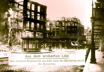 The Devastated Town of Lille after the German Troops had Taken it, October 1914