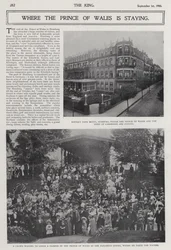 Visit of the Prince of Wales and the Duke of Cambridge to the spa resort of Bad Homburg, Germany