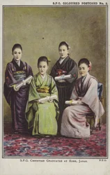 Christian Graduates at Kobe, Japan