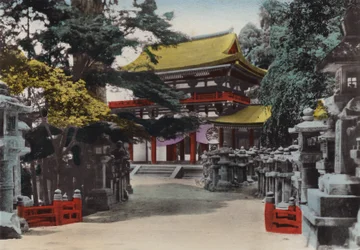Japan, c.1912: Kasuga Shinto Temple, Nara