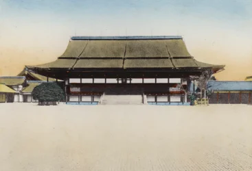 Japan, c.1912: Shishinden Hall in the Kyoto Palace, Used for New Year