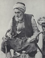 Peasant Smoking a Hookah, Izmir, Turkey