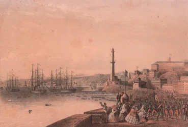 Landing of French troops in Genoa, Liguria