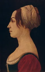 Woman in Green and Crimson
