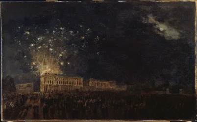 Fireworks for the birth of the Duke of Normandy, circa 1782