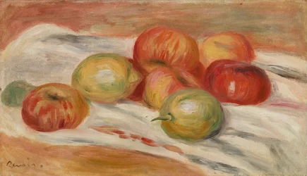 Apples and Lemons on a Cloth