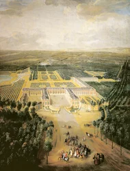 Prospective View of the Gardens of the Grand Trianon in Versailles