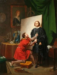 Aretino in the Studio of Tintoretto, c.1822