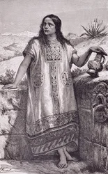 Young Toltec Girl, from 