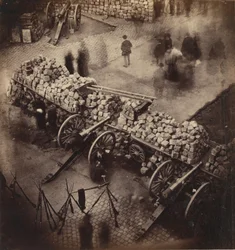 Barricades de la Commune, April 71. Corner of the Place Hotel de Ville & Rue de Rivoli