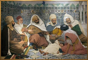 Exorcism: Arab musicians chasing jinn from the body of a child