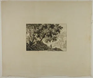 Landscape with Man Carrying Staff