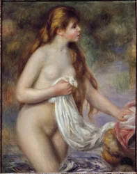 Bather with Long Hair