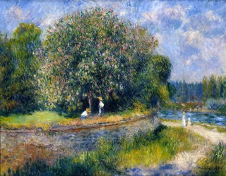 Blooming Chestnut Tree