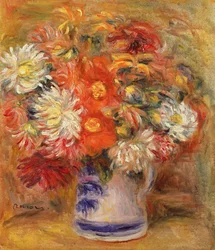 Chrysanthemums in a Vase