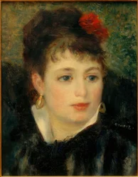 Woman with Rose
