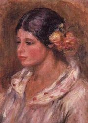 Girl with Roses in her hair