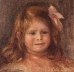 Girl with a Pink Ribbon
