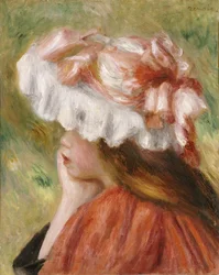 Head of a Young Girl in a Red Hat
