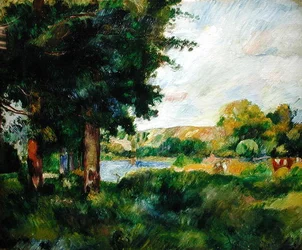 Landscape in the Ile-de-France, or Landscape with Large Trees