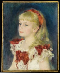 Miss Grimprel with Red Ribbon